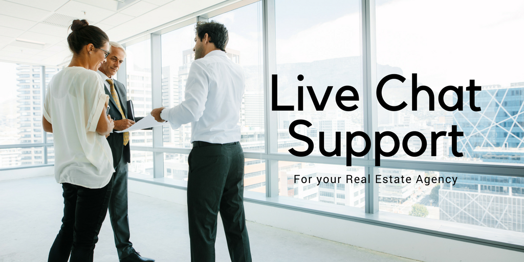 Live chat Support for Real Estate Agency